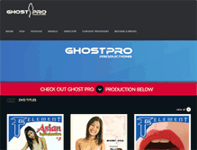 Tablet Screenshot of ghostproproductions.com